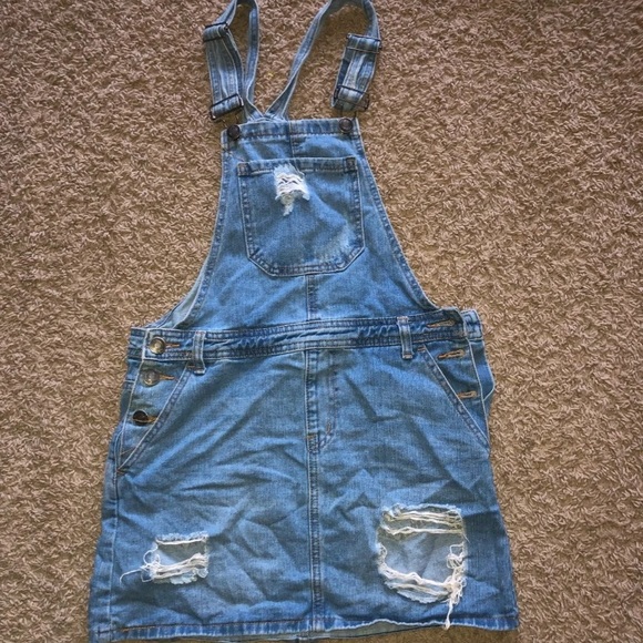 Rue21 Dresses & Skirts - Overalls Jean Skirt